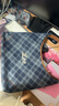 Lee新款英倫風(fēng)格紋單肩包女秋冬簡(jiǎn)約腋下包通勤百搭新年情人節禮物 曬單實(shí)拍圖