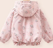 瑪米瑪卡（MOMOCO）兒童棉衣女童冬季保暖外套甜美棉服外套棉襖童裝 粉色 140 曬單實(shí)拍圖