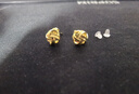 周大生禮品盒（周大生）18k金如意結耳釘5G中國結耳環(huán)耳飾女禮物女生高級感輕奢送女友 0.01g 如意結耳釘 曬單實(shí)拍圖
