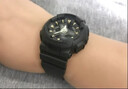 卡西歐（CASIO）手表女BABY-G時(shí)尚防水防震學(xué)生運動(dòng)雙顯石英電子日韓表送女友禮物 BA-110XGA-1A 黑金 曬單實(shí)拍圖