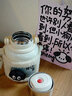 名創(chuàng  )優(yōu)品（MINISO）保溫杯大號大容量女高顏值316大肚杯子兒童學(xué)生便攜戶(hù)外水壺新款 釉光白1000ml【杯套+升級鋼蓋】 曬單實(shí)拍圖