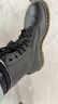 馬丁博士（Dr.Martens）1460 Virginia英倫風(fēng)男女款早秋荔枝紋軟皮馬丁靴 黑色 38 曬單實(shí)拍圖