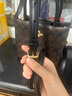 蔻馳女包包奢侈品大牌托特斜挎包手提琴譜包情人節禮物 胡桃木色配黑色CBQ34IMXAQ 曬單實(shí)拍圖
