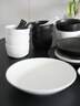 以辰2026釉下彩碗具碗碟套裝家用高顏值餐具套裝黑白日式盤(pán)子喬遷送禮 【店長(cháng)推薦】石紋黑白混搭六人食 32件套 曬單實(shí)拍圖