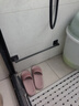 馨沛浴室拖鞋架太空鋁免打孔毛巾架衛生間置物架門(mén)后廁所壁掛收納掛架 曬單實(shí)拍圖