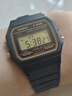 卡西歐防水休閑潮流小方塊電子表 F-91WG-9QDF 曬單實(shí)拍圖