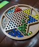 勝旅跳棋五子棋二合一玻璃珠木質(zhì)跳跳棋兒童玩具桌游親子互動(dòng)游戲棋 曬單實(shí)拍圖