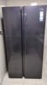 海爾（Haier）盛宴618L對開(kāi)門(mén)冰箱黑金凈化一級能效風(fēng)冷無(wú)霜超大容量藍色BCD-618WGHSSEDBL國家補貼 曬單實(shí)拍圖