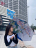 skingcond德國品質(zhì)遮陽(yáng)傘女專(zhuān)業(yè)防曬防紫外線(xiàn)膠囊五折太陽(yáng)小巧便攜晴雨兩用 雙層黑膠金桿百合花 96cm 曬單實(shí)拍圖