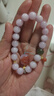 布達拉宮紫鋰輝手串女款本命年桃花紫色手鏈珠串送女友生日禮物 曬單實(shí)拍圖