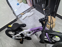 鳳凰兒童自行車(chē)兒童山地學(xué)生車(chē)小孩單車(chē)帶輔助輪3-6-10-12歲小中大童 烏梅紫丨單速一體輪+雙碟剎+禮包 16寸（適合身高105-115cm） 曬單實(shí)拍圖