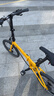 大行（DAHON）自行車(chē)20英寸20速超輕鋁合金碟剎成人單車(chē)KBA005 黃色BA款油碟 曬單實(shí)拍圖