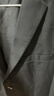 海派浩宇西裝男商務(wù)正裝西服修身職業(yè)裝伴郎服新郎結婚禮服外套小西裝上衣 黑色二扣 （上衣） 185A 【72-78kg】 曬單實(shí)拍圖