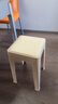 景彩凳子家用板凳軟座塑料凳子可疊放方凳餐凳JD552卡其色四把裝 曬單實(shí)拍圖