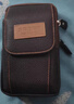 斐月伽 手機包男士腰包多功能工地干活可穿皮帶中老年迷你便攜手機挎包 7寸棕色三層豎款 曬單實(shí)拍圖