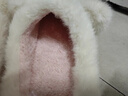 細細條（XIXITIAO）軟萌小貓棉拖鞋女冬天Lolita可愛(ài)軟妹保暖厚底家居毛毛鞋 粉色 全包款【可愛(ài)貓耳朵】 38-39 【標準碼】 曬單實(shí)拍圖