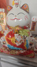 吉貓堂招財貓擺件開(kāi)業(yè)大號自動(dòng)搖手店鋪前臺家居客廳裝飾發(fā)財貓送禮禮品 32CM高【招財大錦鯉】當次日達 【禮盒+坐墊+圍脖】電池插電兩用 曬單實(shí)拍圖
