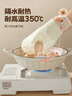雙槍?zhuān)⊿uncha）防燙手套加厚耐高溫300度隔熱硅膠手套廚房微波爐烤箱專(zhuān)用兩只裝 曬單實(shí)拍圖