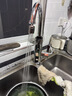 奧克斯（AUX）電熱水龍頭熱水器加熱水龍頭快速熱水變頻恒溫廚房下進(jìn)水 【大屏數顯】電鍍銀+漏保插頭+萬(wàn)向噴頭 曬單實(shí)拍圖