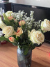 38女神婦女節禮物 云南家庭插花組合 5枝玫瑰+3朵百合+5枝康乃馨+隨機草1束 曬單實(shí)拍圖