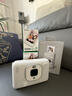 INSTAX富士instax立拍立得 數模一次成像相機（打印手機照片）mini Liplay 戀人白 曬單實(shí)拍圖