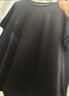 京東京造針織亞麻女士t恤潮流春秋短袖女高級感新款輕奢春裝黑色 XS 曬單實(shí)拍圖
