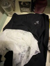 沂懿長(cháng)袖t恤女黑色修身上衣冬季新款白色蕾絲打底衫辣妹一字肩可外穿 白標v領(lǐng)黑色上衣 不含內搭 L 【建議100-110斤】 曬單實(shí)拍圖