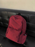 viney書(shū)包女時(shí)尚大容量小學(xué)初中高中大學(xué)生高顏值雙肩包輕便旅游旅行包 【酒紅】女生實(shí)用走心 百搭休閑簡(jiǎn)約通勤包 曬單實(shí)拍圖