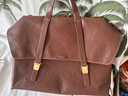 Songmont山下有松山行系列游歷公文包復古皮雙肩包【新年禮物】 檀棕大號 曬單實(shí)拍圖