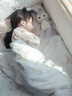良良嬰兒蓋毯兒童幼兒園寶寶新生兒四季被子云間蓋被150*120CM 曬單實(shí)拍圖