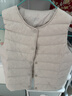 雪中飛秋冬新款時(shí)尚休閑兒童羽絨馬甲春秋款可愛(ài)活力簡(jiǎn)約輕薄羽絨服 曬單實(shí)拍圖