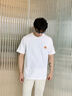 JEEP SPIRIT吉普純棉t恤男士夏季2026新款潮流百搭寬松簡(jiǎn)約圓領(lǐng)白色短袖男款 曬單實(shí)拍圖