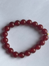 普陀山2026馬年本命年紅瑪瑙手串女款紅色天然瑪瑙珠手鏈新年禮物 曬單實(shí)拍圖