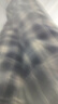 名創(chuàng  )優(yōu)品（MINISO）藍格子闊腿運動(dòng)休閑褲女2026春季新款高腰寬松顯瘦垂感直筒拖地褲 藏青格 M /160(體重100-115斤) 曬單實(shí)拍圖