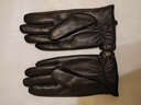 七匹狼男士真皮手套冬天加絨騎行騎車(chē)羊皮手套送男友老公父親生日禮物 曬單實(shí)拍圖