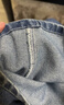 左西男童褲子抗造兒童春季牛仔褲2026新款男童彎刀褲長(cháng)褲 牛仔色 150 曬單實(shí)拍圖