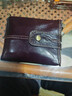 老人頭男士錢(qián)包橫款商務(wù)頭層牛皮短款兩折零錢(qián)包票夾多卡位錢(qián)夾生日禮物 曬單實(shí)拍圖