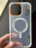 藍妮子 適用蘋(píng)果17/pro手機殼iphone16promax保護套磁吸充電 蘋(píng)果17promax手機殼17air全包防摔蘋(píng)果13/15 【白色】M1橙色鏡頭框磁吸殼 蘋(píng)果16ProMax 曬單實(shí)拍圖