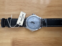 瑪斯威頓男士運動(dòng)手表雙日歷大表盤(pán)光能軍表太陽(yáng)能防水夜光皮帶表 真皮帶EM1418-02A 曬單實(shí)拍圖