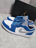 Low AJ1 喬1 白藍 白灰藍 低幫 復古籃球鞋男鞋女鞋553558-412 Low AJ1 喬1 白藍 白灰藍 低幫 復古 553558-412 36 曬單實(shí)拍圖