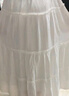 浪莎白色半身裙女春季2026新款高腰顯瘦a字蓬蓬裙子中長(cháng)款蕾絲蛋糕裙 曬單實(shí)拍圖