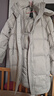 波司登（BOSIDENG）新款羽絨服女中長(cháng)款90絨泡芙時(shí)尚連帽冬季厚款外套B250243106 晨霧冷灰8F98 S 160/84A 體重約100-110斤 曬單實(shí)拍圖