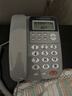 中諾固定電話(huà)機座機電話(huà)R鍵轉接免電池雙接口有線(xiàn)固話(huà)來(lái)電顯示坐機C168灰白家用辦公老人 曬單實(shí)拍圖