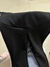 微喇孕婦褲子大碼鯊魚(yú)褲春秋薄款外穿喇叭褲修身顯瘦孕婦裝打底褲 Y119黑色-春秋款 大碼【適合115-135斤】 曬單實(shí)拍圖