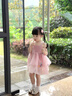 班喜迪女童夏裝連衣裙2026新款洋氣兒童公主裙周歲寶寶禮服蓬蓬紗裙夏季 粉色 100 曬單實(shí)拍圖