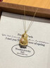 中國珠寶黃金有錢(qián)花葫蘆吊墜女足金花絲福祿項鏈生日情人節禮物送女友老婆 足金有錢(qián)花葫蘆+品牌禮盒 金重約1g，贈S925銀鏈 曬單實(shí)拍圖