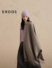 ERDOS 純山羊絨單層水紋休閑簡(jiǎn)約流蘇女士披肩圍巾 大地駝 180cmX70cm 曬單實(shí)拍圖