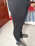 海瀾之家（HLA）男士保暖褲男加絨加厚護膝貼420克10A抗菌抗靜電毛褲棉褲打底褲 420克加絨加厚抗菌抗靜電-深灰 3XL /185(170-190斤) 曬單實(shí)拍圖