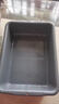 特美居長(cháng)方形塑料盆收餐盆收碗盆洗菜盆大號單盆酒店餐廳專(zhuān)用洗碗水盆安檢盆 曬單實(shí)拍圖