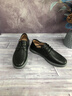 公羊薄款真皮休閑皮鞋男2026年輕便透氣單鞋男士商務(wù)平底板鞋豆豆鞋 灰色 【標準皮鞋碼】 41 曬單實(shí)拍圖